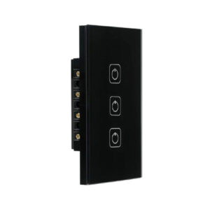 |APAGADOR INTELIGENTE WIFI,  3 BOTONES TÁCTILES, S/NEUTRO CREATOR SN III NGRO