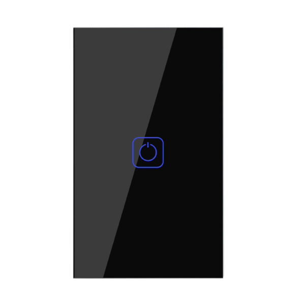 |INTERRUPTOR DE LUZ INTELIGENTE, 1 BOTÓN TÁCTIL, WI-FI, NGRO