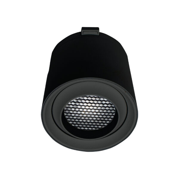 SPOT FIJO PARA TRACKLIGHT MAGNÉTICO DE 48V, COLOR NEGRO CON ILUMINACIÓN EN 3000 K - Imagen 2