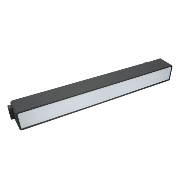 REGLETA FIJA CON CUBIERTA OPALINA PARA TRACKLIGHT MAGNETICO 48V COLOR NEGRO 3000 K - Imagen 2