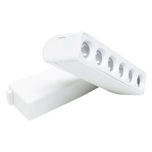 REGLETA DIRIGIBLE CON CUBIERTA ANTIDESLUMBRANTE PARA TRACKLIGHT MAGNETICO 48V COLOR BLANCO 3000 K