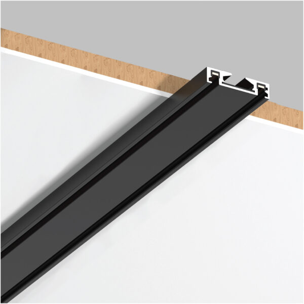 BASE PARA TRACKLIGHT PARA SOBREPONER SLIM EN COLOR NEGRO - Imagen 3