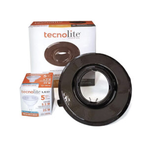 OJO D/BUEY P/CAJA OCTAGONAL MADERA+MR16 LED/5.5W/L.DE DÍA