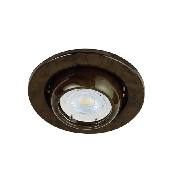 OJO D/BUEY P/CAJA OCTAGONAL MADERA+MR16 LED/5.5W/L.DE DÍA - Imagen 2