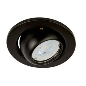 OJO DE BUEY PARA CAJA OCTAGONAL NEGRO CON MR16 LED DE 5.5W LUZ BLANCA