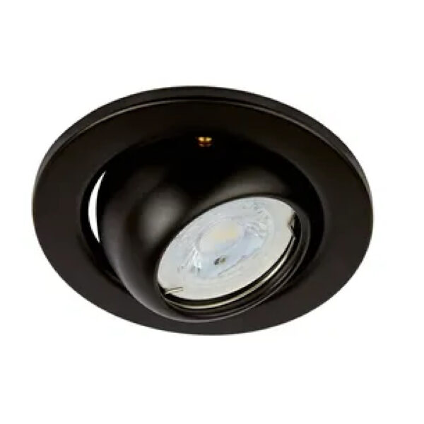 OJO DE BUEY PARA CAJA OCTAGONAL NEGRO CON MR16 LED DE 5.5W LUZ BLANCA