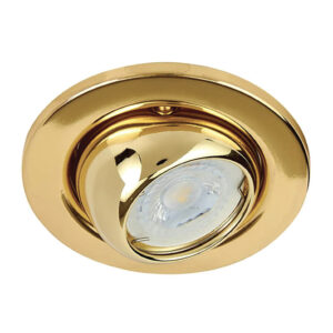 OJO D/BUEY P/CAJA OCTAGONAL ORO+MR16 LED/5.5W/L.DE DÍA