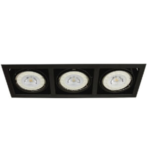 EMPOTRADO AR-111 NEGRO 100-127V /12V
