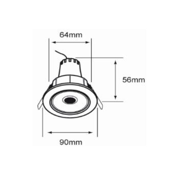 |Empotrado LED 5.5W 100-240V 4000K - Imagen 2
