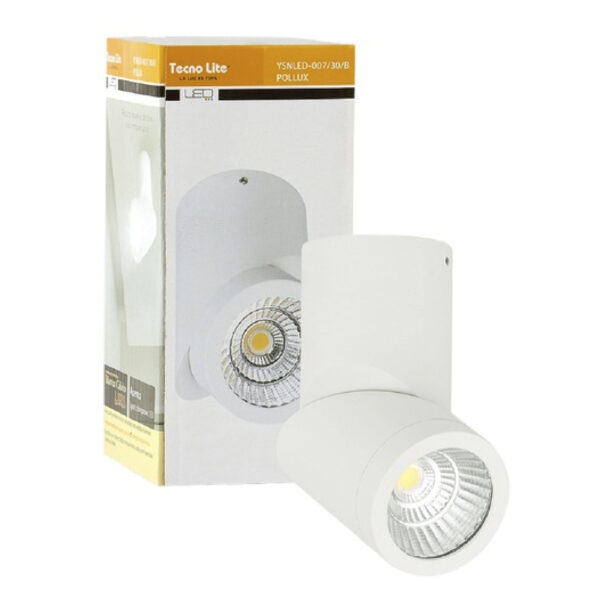 SPOT SOBREPONER LED 6.5W 100-240V BLANCO 3000K - Imagen 2