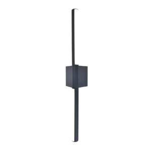 LAMP-MURO. EXTERIOR HAYIT 12.5W, 127 V, 1000LM, IP44 GRIS OSC.