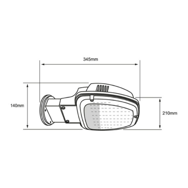 7501668562242LUMINARIA LED EXTERIOR 100 V~-240 V~ 30W 6500K - Imagen 4