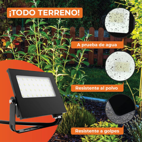EXTLED 30W 100-240V 2700LM 6500K NGR - Imagen 4