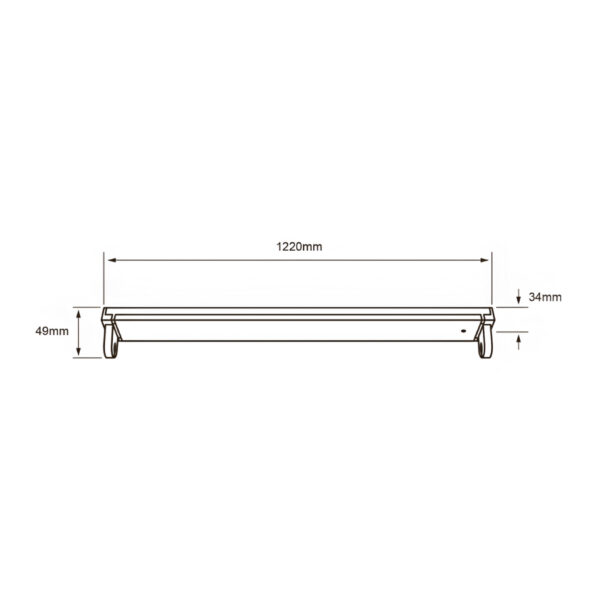 SOBREPONER P/LUMINARIO INTERIOR SIN LAMPARA 100-240V BASE G13 18W - Imagen 4