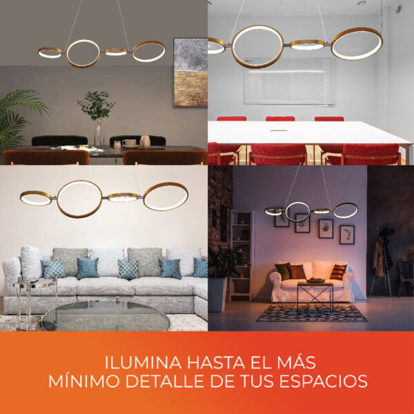 LAMP-COLG. LUZ DIRIGIBLE 33W, 100-240V, 215LM, 30K DRO 2/2 - Imagen 4